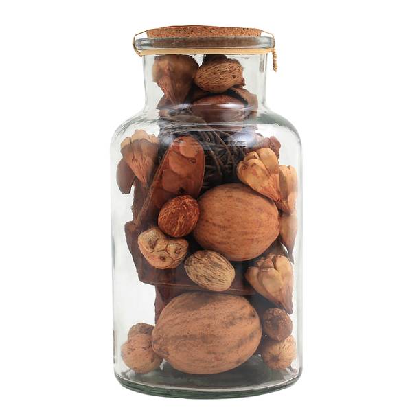 Sierfles Flora I bruin - andere - 14 x 27 x 14 cm