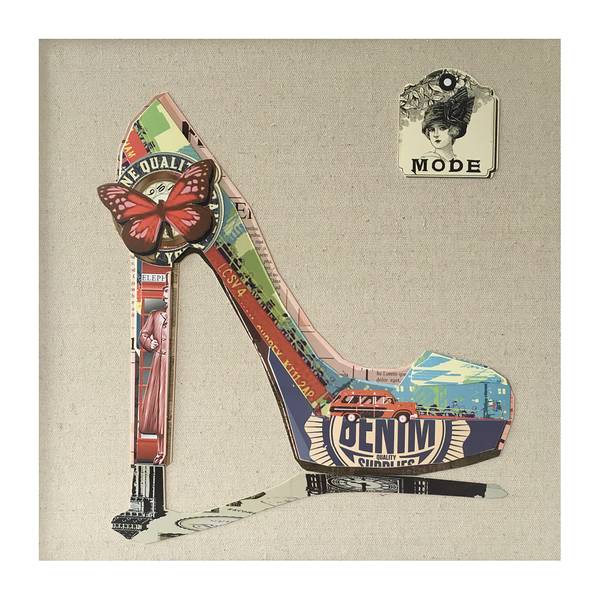 Afbeelding Style I meerdere kleuren - grenenhout - 42 x 42 x 2.5 cm
