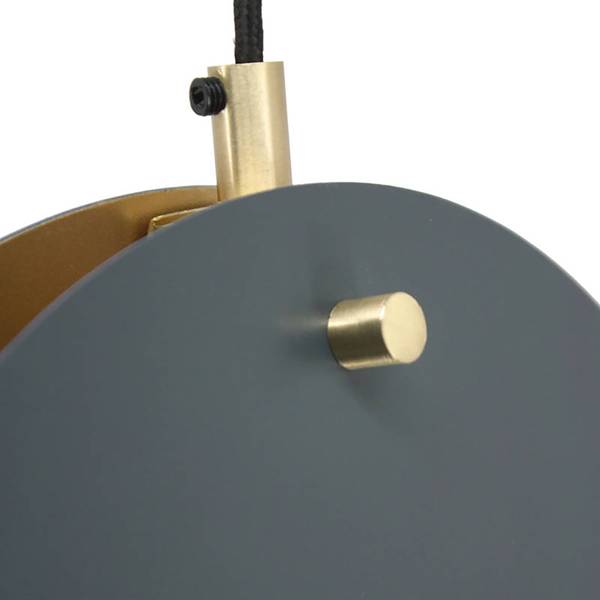 Pendelleuchte Cana Eisen - 1-flammig - Blau