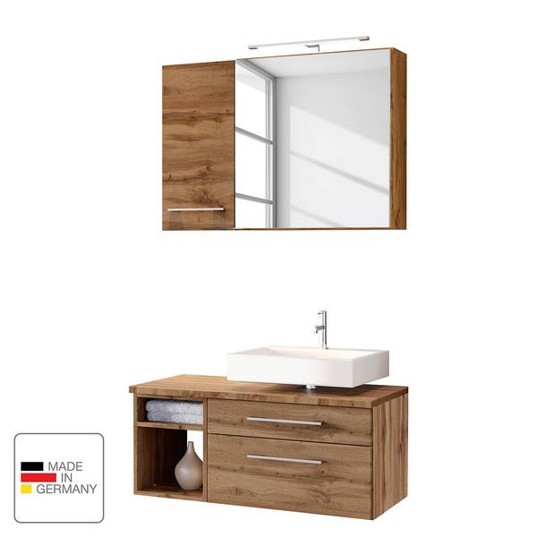 Badkamerset Davos X (3 delig) Wotan eikenhouten look