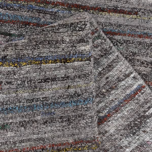Wollteppich Nanda Wolle - Grau - 120 x 180 cm