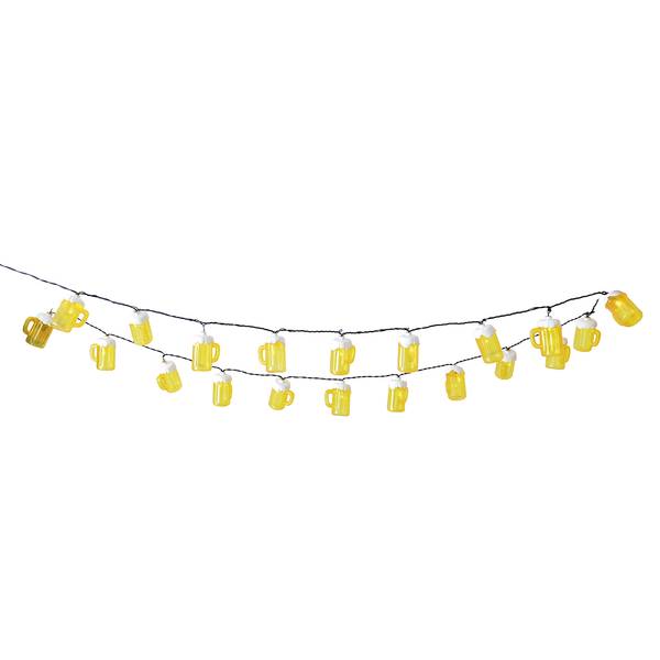 Guirlande lumineuse chope Verre acrylique - 20 flammes