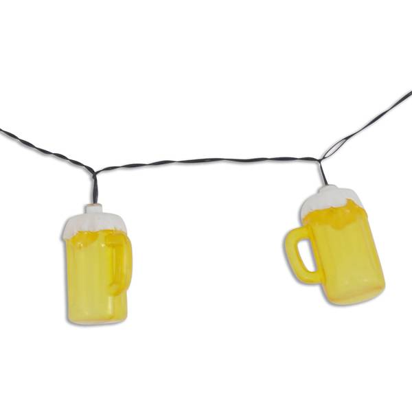Guirlande lumineuse chope Verre acrylique - 20 flammes