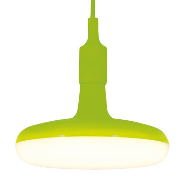 Pendelleuchte Ufo Silikon - 1-flammig - Grün