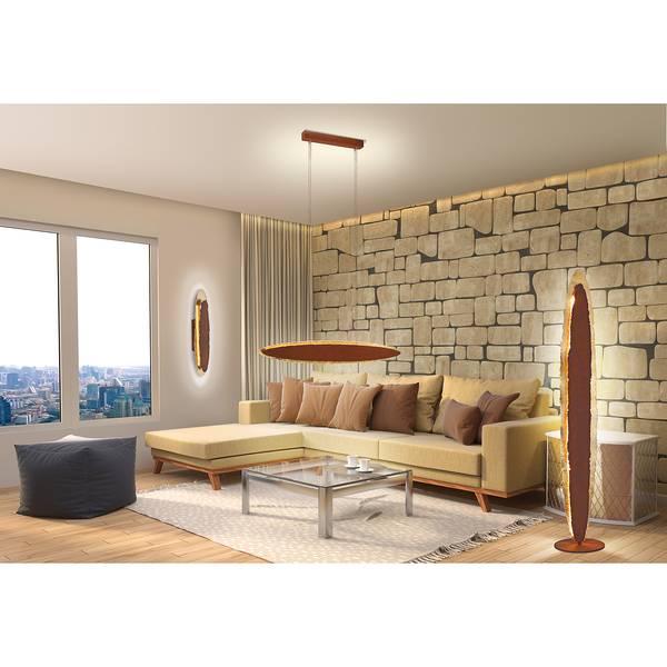 LED-Pendelleuchte Nevis Eisen - 1-flammig