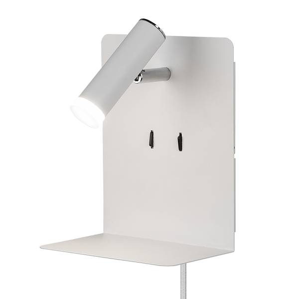 LED-Wandleuchte Element Eisen - 1-flammig - Weiß