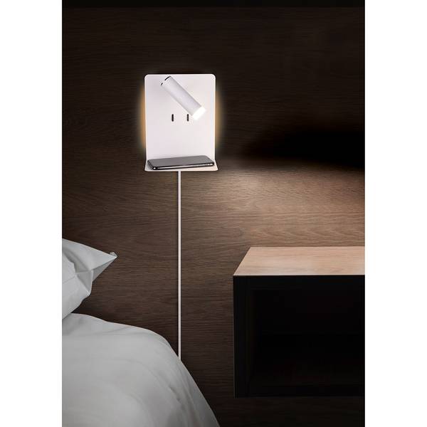 LED-Wandleuchte Element Eisen - 1-flammig - Weiß