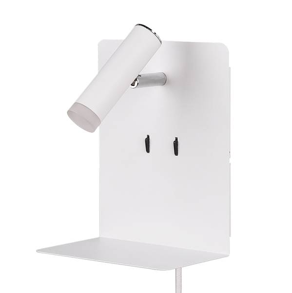 LED-Wandleuchte Element Eisen - 1-flammig - Weiß