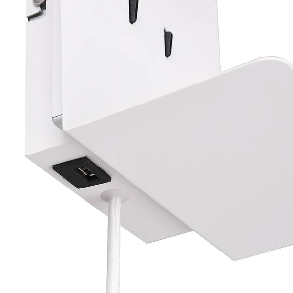 LED-Wandleuchte Element Eisen - 1-flammig - Weiß