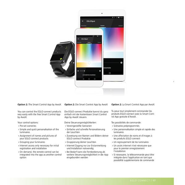 LED-Wandleuchte Locana Polycarbonat / Stahl - 1-flammig - Silber