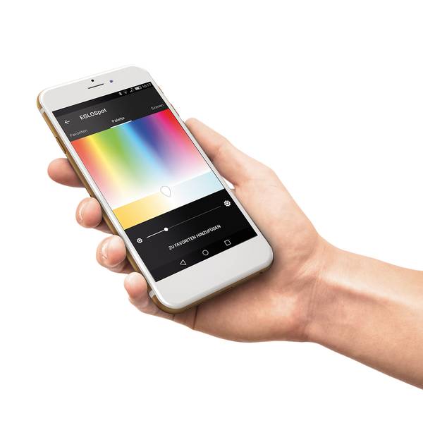 LED-Wandleuchte Locana Polycarbonat / Stahl - 1-flammig - Silber