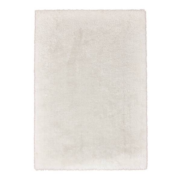 Hochflorteppich Royal 310 Webstoff - Weiß - 80 x 150 cm