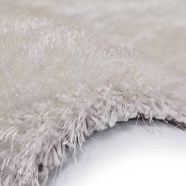 Hochflorteppich Royal 310 Webstoff - Weiß - 80 x 150 cm