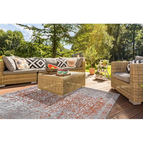 In-/Outdoorteppich Sunny 310 I Webstoff - Rostbraun - 80 x 150 cm