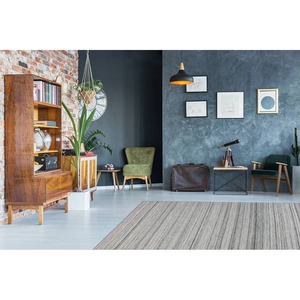Kurzflorteppich Phoenix 210 Webstoff - Grau - 200 x 290 cm