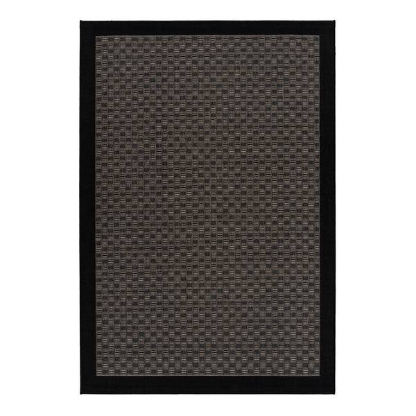 Kurzflorteppich Indonesia-Banjar Webstoff - Taupe - 80 x 150 cm