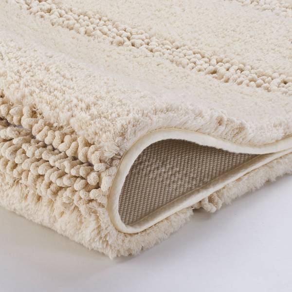 Badmat Monrovia textielmix - lichtbeige - 70 x 120 cm