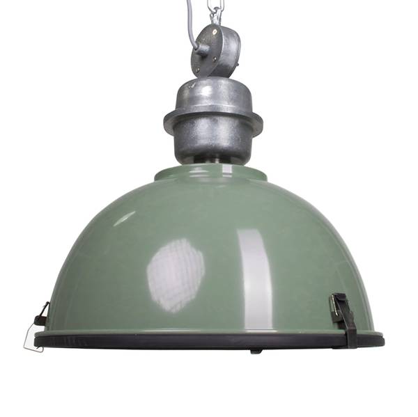 Pendelleuchte Bikkel Stahl - 1-flammig - Mintgrau
