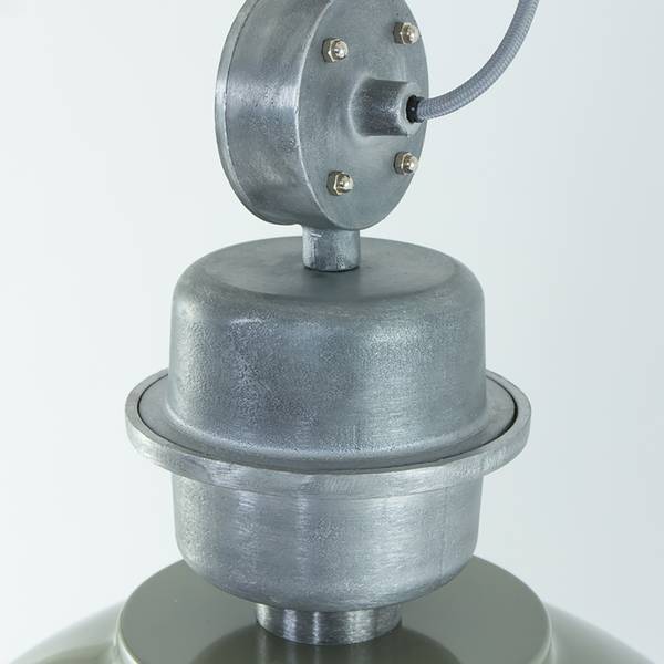 Pendelleuchte Bikkel Stahl - 1-flammig - Mintgrau