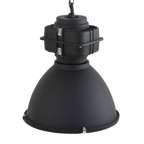 Suspension Mexlite XXII Acier / Verre - 1 ampoule - Noir