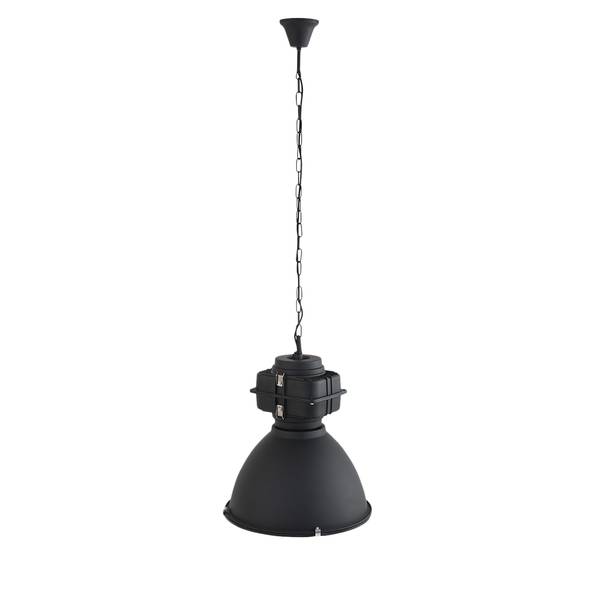 Suspension Mexlite XXII Acier / Verre - 1 ampoule - Noir