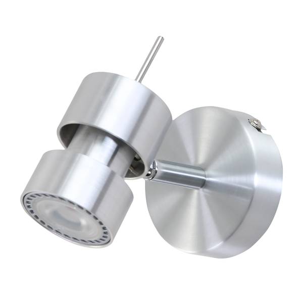 LED-Wandleuchte Natasja Stahl - Silber