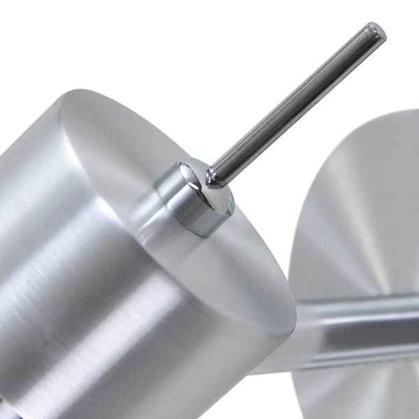 LED-Wandleuchte Natasja Stahl - Silber
