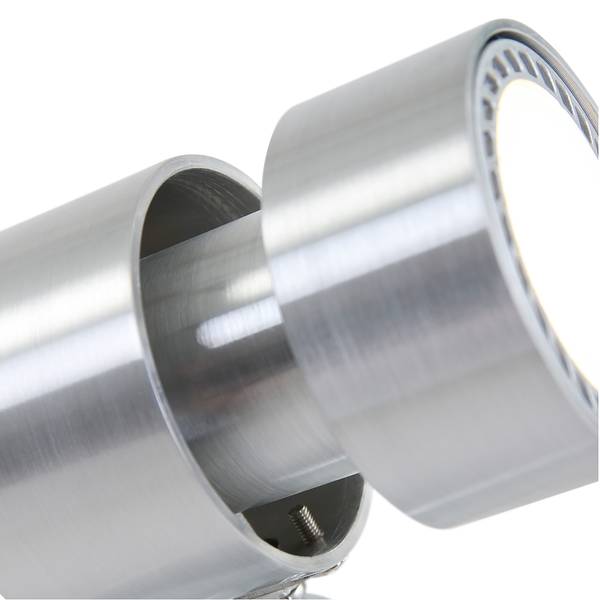 LED-Wandleuchte Natasja Stahl - Silber