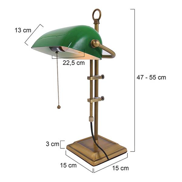 Lampe Ancilla V Acier - 1 ampoule