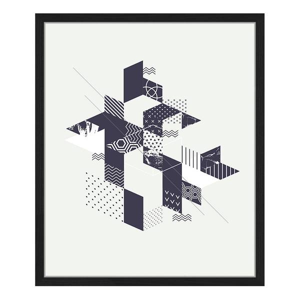 Afbeelding Labyrinth massief beukenhout/plexiglas - 52 x 62 cm