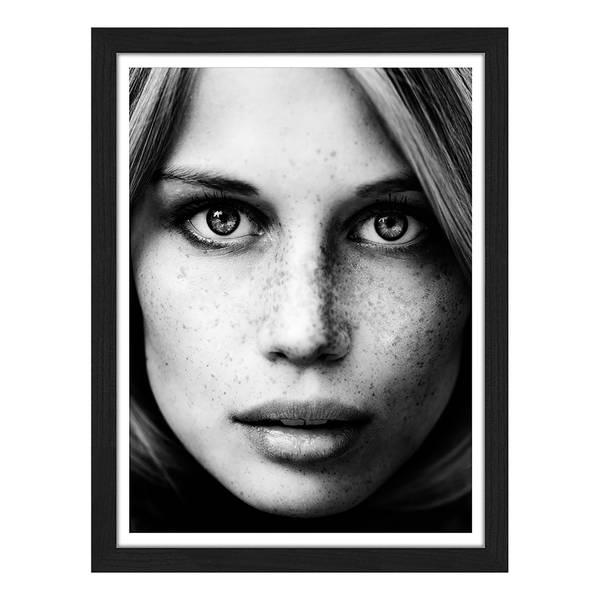Tableau déco Portrait of a Young Model Hêtre massif / Plexiglas - 32 x 42 cm