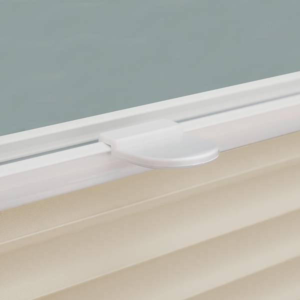 Plissé Klemmfix Fyn Geweven stof - magnolia - 60 x 130 cm