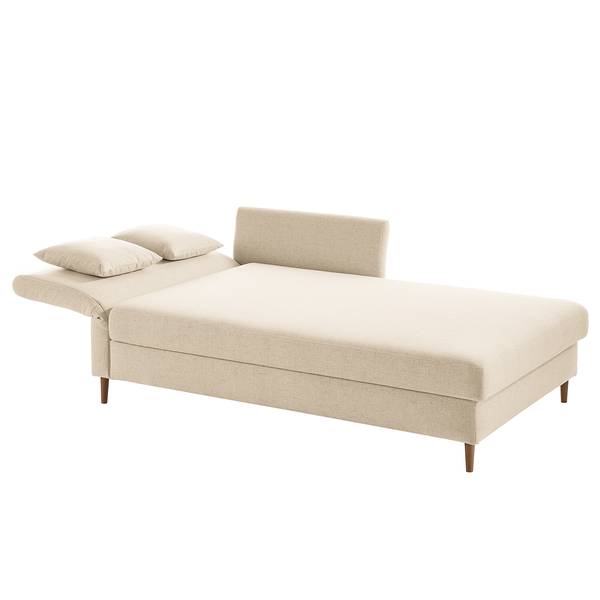 Recamiere Hillarys II Webstoff - Creme - Breite: 101 cm - Ausrichtung links