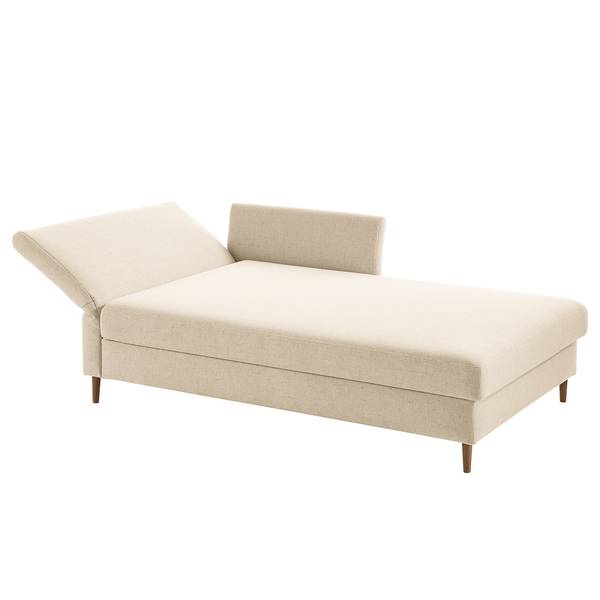 Recamiere Hillarys II Webstoff - Creme - Breite: 101 cm - Ausrichtung links