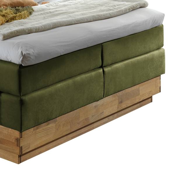 Letto boxspring Moneta Verde antico - 180 x 200cm - H3