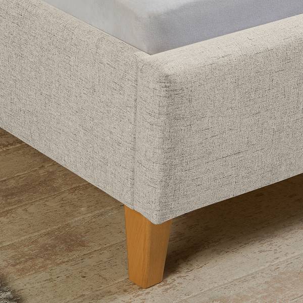 Lit capitonnée Havdrup Beige - 160 x 200cm