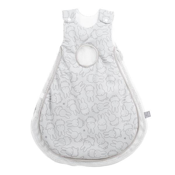 Schlafsack Miffy III Gr. 56/62 Grau / Weiß