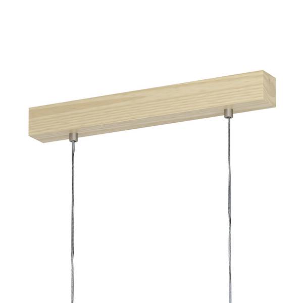 Hanglamp Castralvo textielmix/staal - 5 lichtbronnen