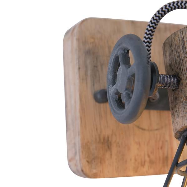 Wandleuchte Geurnsey Eisen - 1-flammig - Grau