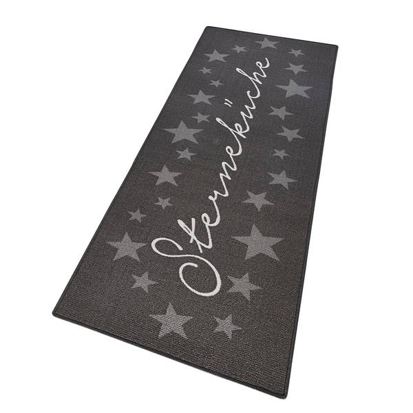 Küchenläufer Sterneküche Mischgewebe - Grau / Hellgrau