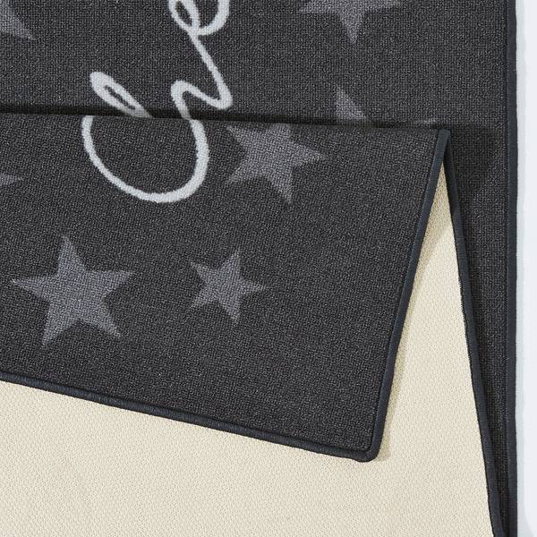 Küchenläufer Sterneküche Mischgewebe - Grau / Hellgrau