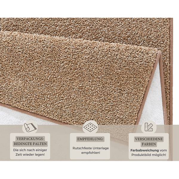 Tapis de couloir Pure Marron - 80 x 200 cm