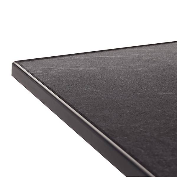 Klapptisch Vivodur III Eisen - Schwarz / Silber