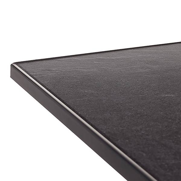 Klapptisch Vivodur IV Eisen - Schwarz / Platin