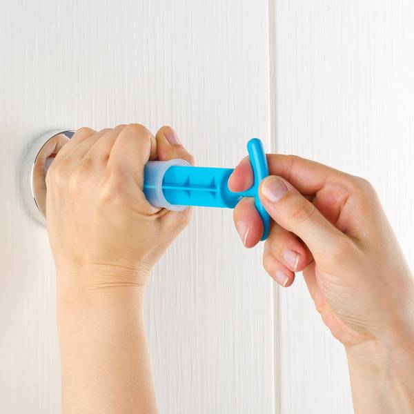 Porte-serviettes Vacuum-Loc Quadro I Acier inoxydable / ABS - Chrome