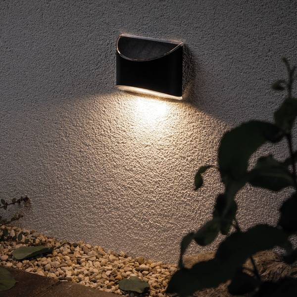 Solar-Wandleuchte Basic III Acrylglas - 1-flammig