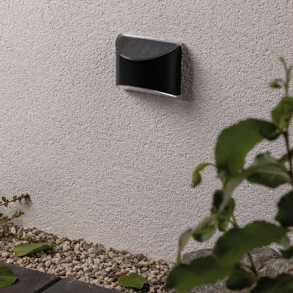 Solar-Wandleuchte Basic III Acrylglas - 1-flammig