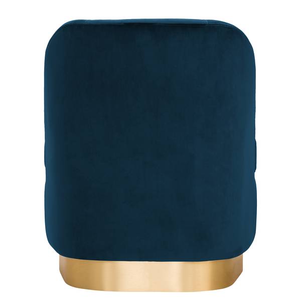 Sessel Chanly Samt Ravi: Marineblau