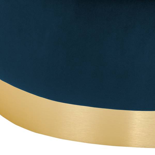 Sessel Chanly Samt Ravi: Marineblau