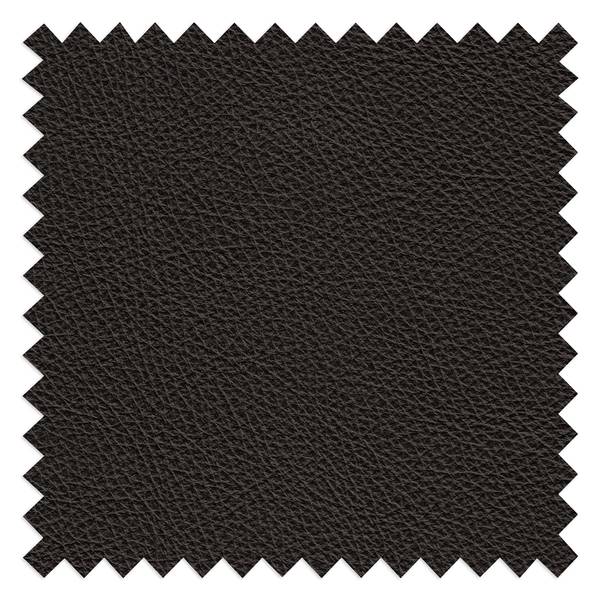 Canapé Lamexa I  (2-3 places) Cuir véritable - Marron foncé - Sans fonction